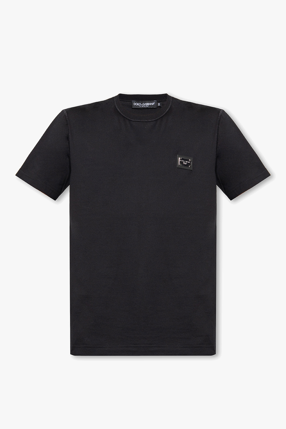 【新品】DOLCE & GABBANA ブラック Tシャツ 36 DOLCE & GABBANA T-shirt Black With Love Always Crew Neck Top